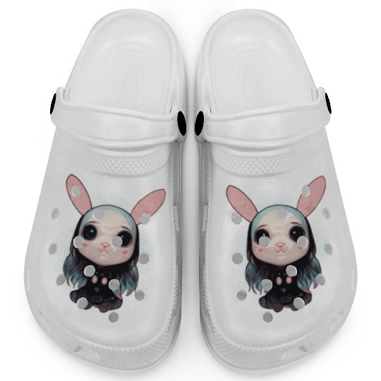 Cute Pastel Goth Bunny Kawaii Menhera Clogs