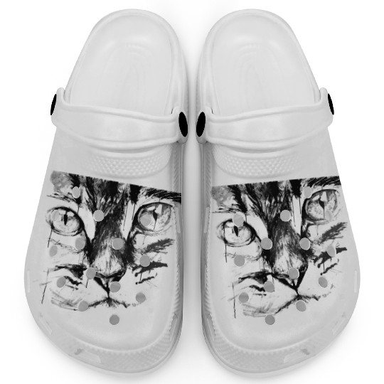 cat face Clogs