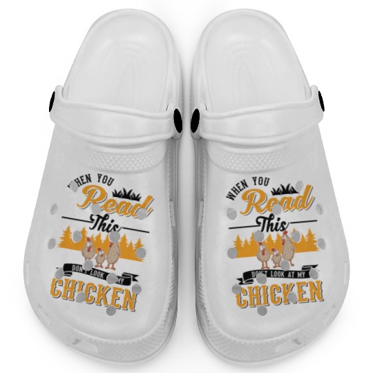 Chickens Chicken Farm Farmer Clogs