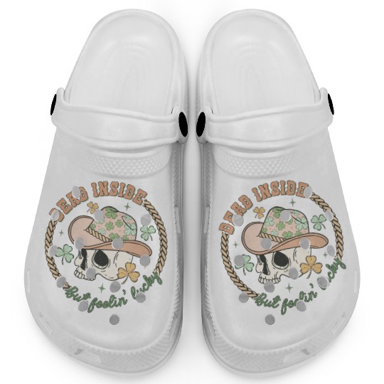 Dead inside but feelin' lucky Clogs