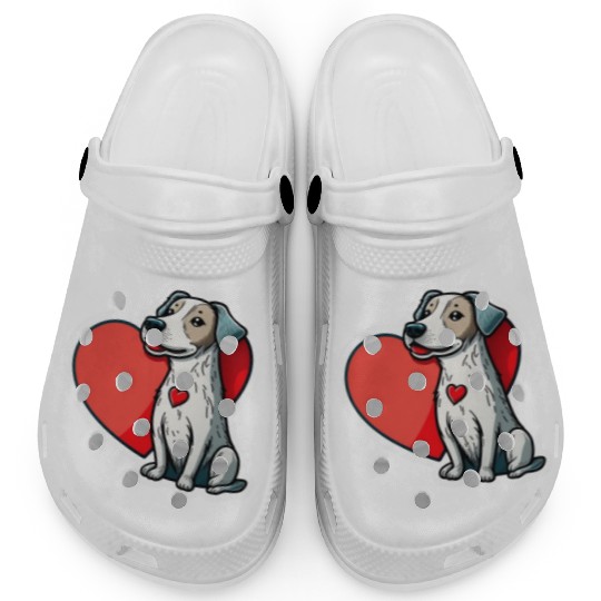 Valentine’s Day Cute Dog Clogs
