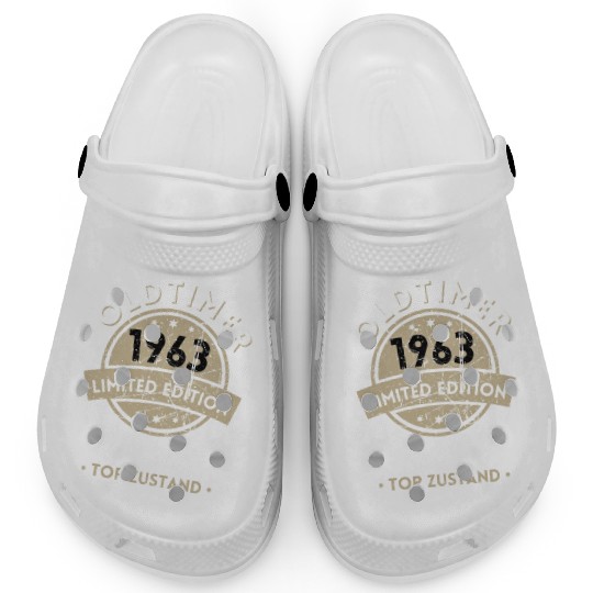 60th Birthday Vintage 1963 Clogs