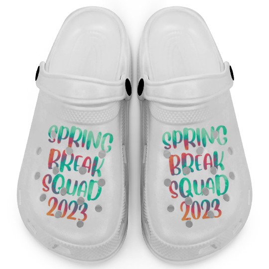 Spring Break Squad Summer Vacation Spring Break Clogs