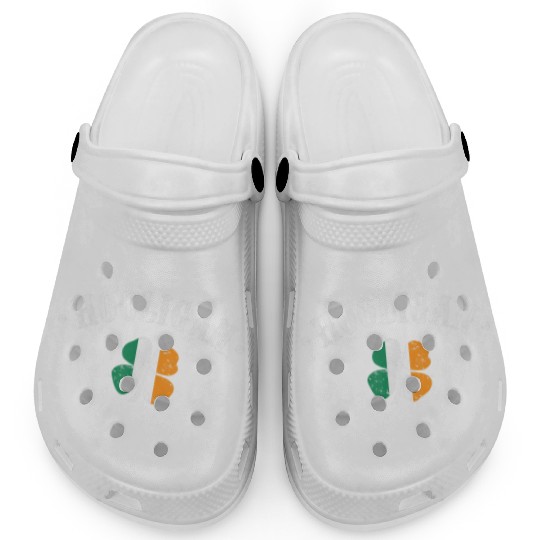 Hooligan St Patricks Day Irish Shamrock Flag Clogs