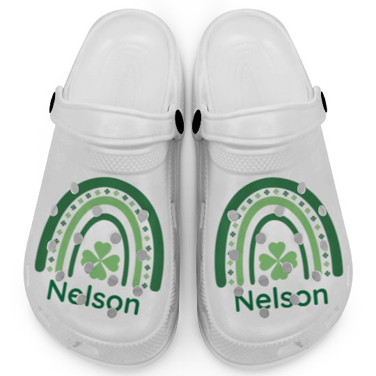 Nelson Clover Charm Boho Rainbow Clogs