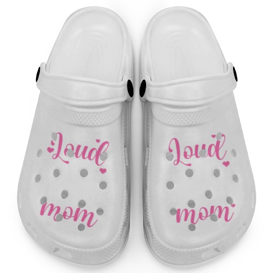 Loud and Proud Cheer Mom Clogs