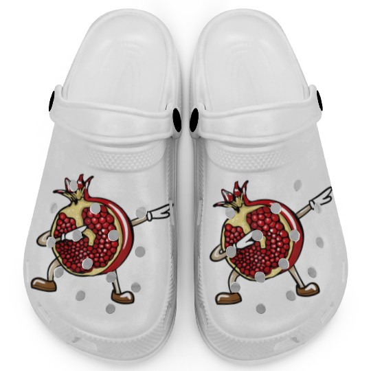 Funny Dabbing Pomegranate Lover Fruit Love Clogs