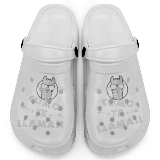 Como Te Llamas Funny Spanish Teacher Clogs