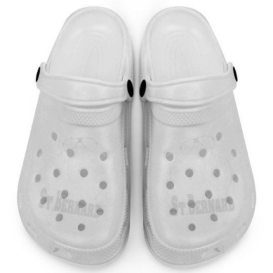 Proud St Bernard coolest people dog mom Clogs