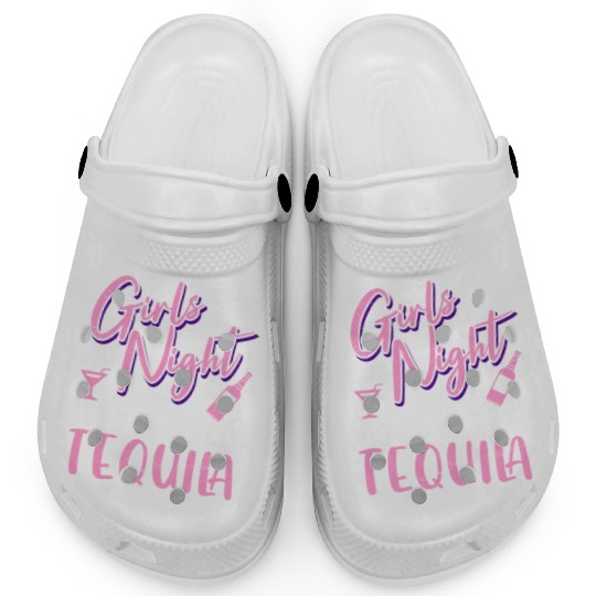 Girls night out I bring the tequila Spring Break Clogs