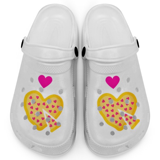 I Love Pi Pizza Math Teacher Clogs