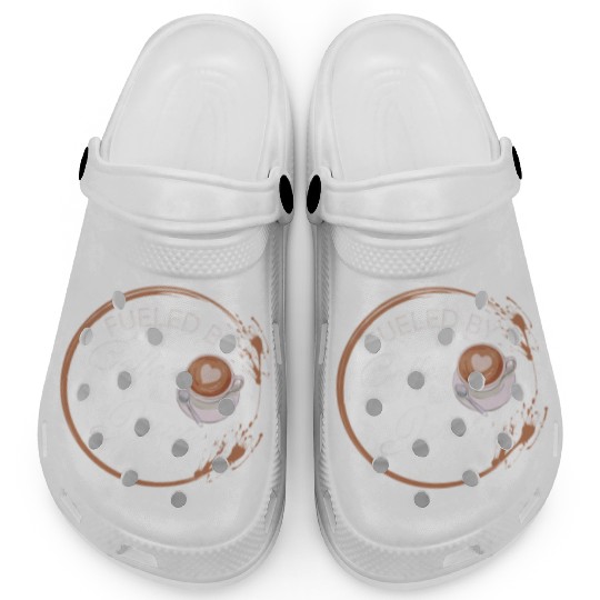 Fueled by coffee and Jesus, Jesus love Clogs