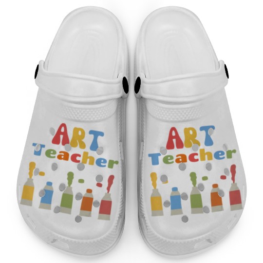 Back To School Art Teacher First Day of School Tea Clogs