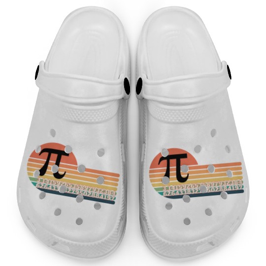 Retro Pi Number Clogs & Gifts For Math Teacher