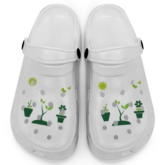 gardening in my garden - funny gardener outfit Clogs