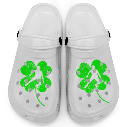 Badminton St. Patrick's day shamrock Clogs