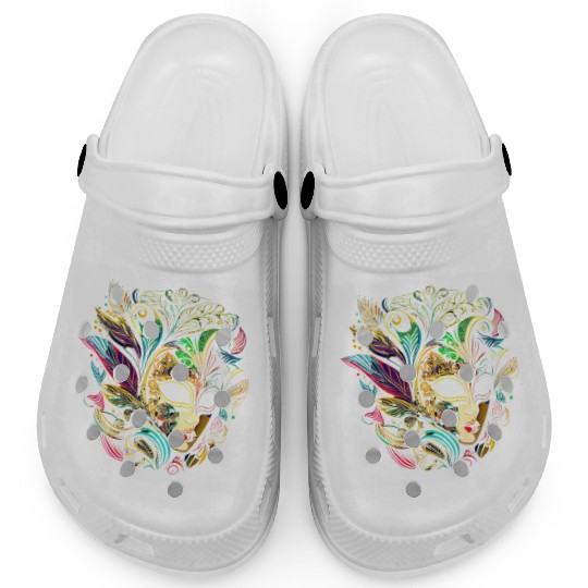 Funny Mardi Gras Carnival parade Clogs