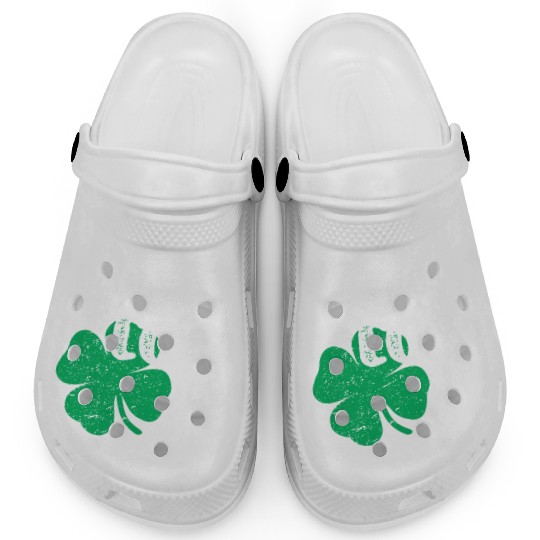 St Patricks Day Shamrock Massachusetts Boston Clogs