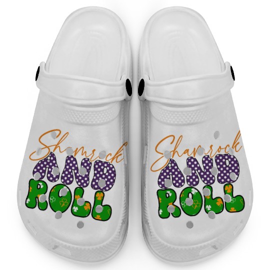 ShamrockPatricks Day Sublimation Clogs