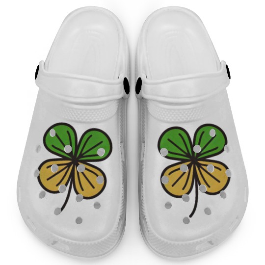 Patrick s day four leaf clover png Clogs