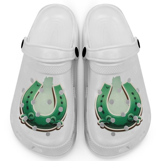 A horseshoe for good luck T--Clogs