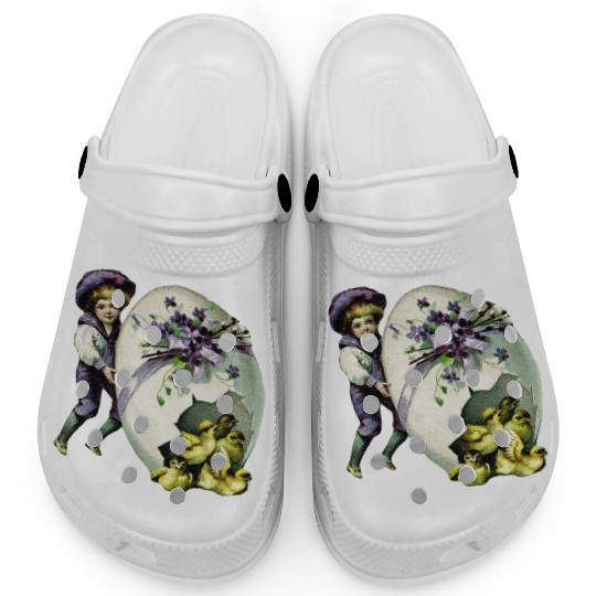 Vintage Easter Clogs