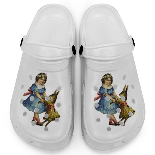 Vintage Easter Clogs