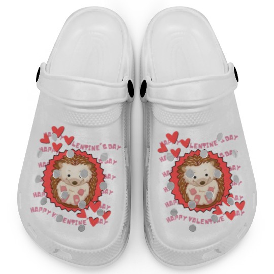 Happy Valentine s T Hedgehog Valentine Teacher Val Clogs