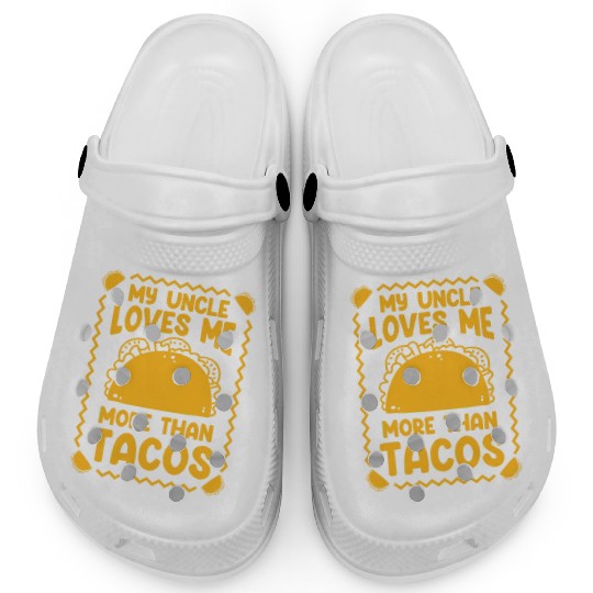 Tacos Mexican Foodie Burrito Nacho Clogs
