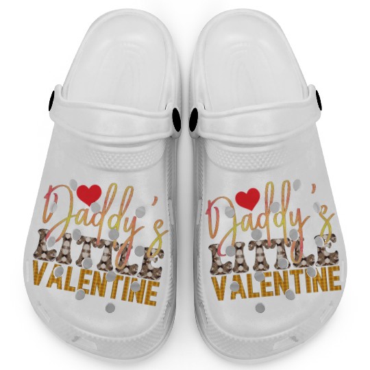 Daddy s Little Valentine Sublimation Clogs