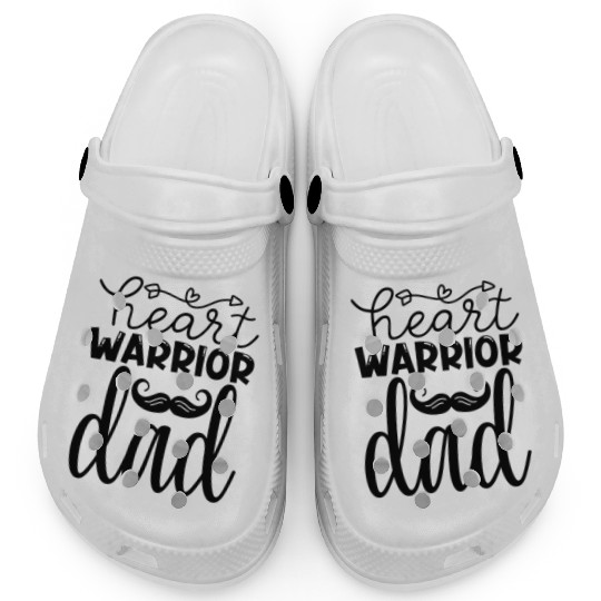 Heart Warrior Dad Clogs