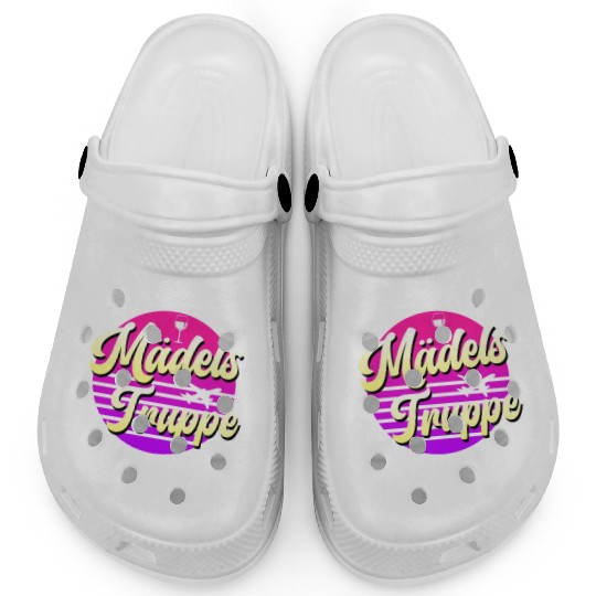 Warning girls trip in progress Spring Break Clogs