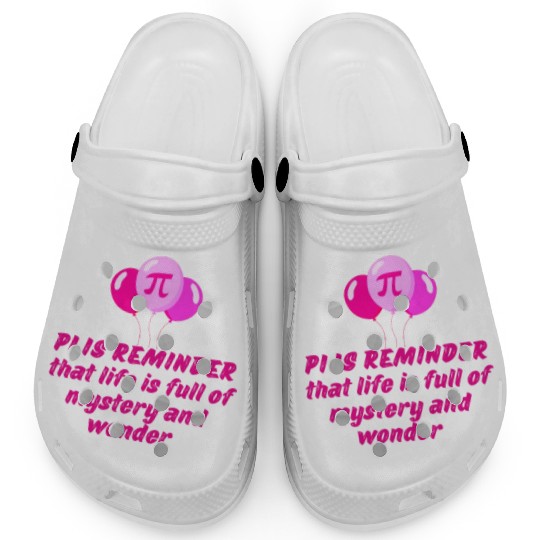 PI DAY QUOTES FOR LIFE , MATH LOVERS, MATH TEACHER Clogs