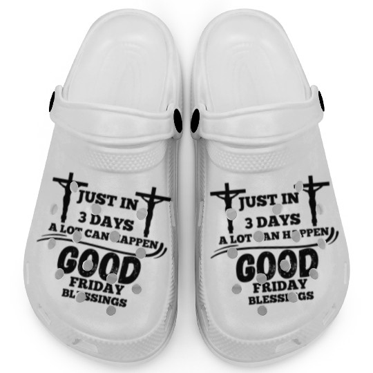 Good Friday, He is Risen, Jesus, Christian gift Clogs