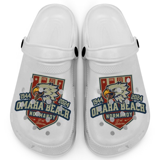 Omaha Beach Normandy D DAY 80 th anniversary Clogs