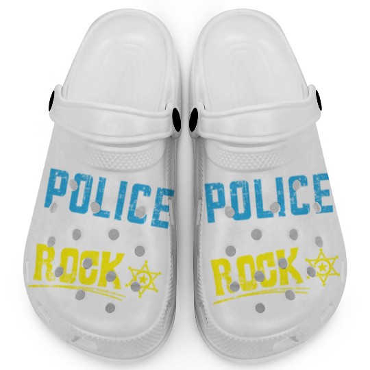 Military Police Officer Cop Law Enforcement Clogs