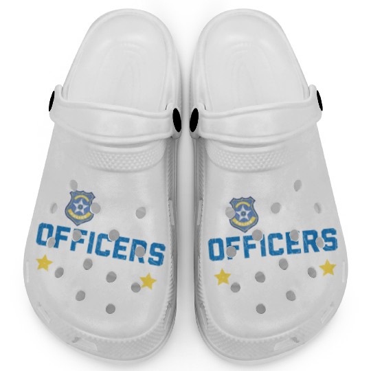 Military Police Officer Cop Law Enforcement Clogs