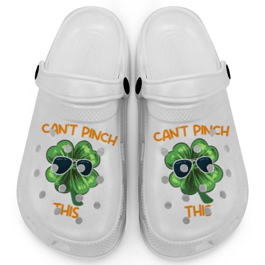 Can't Pinch this Shamrock St. Patrick's Day Clogs