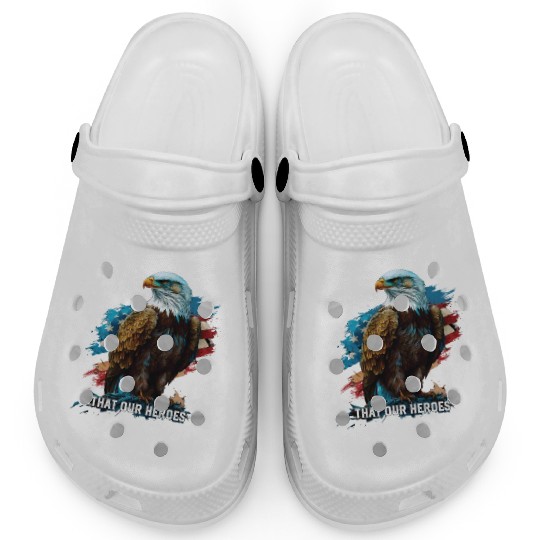 Enjoying The Freedom That Our Heroes Earned Clogs