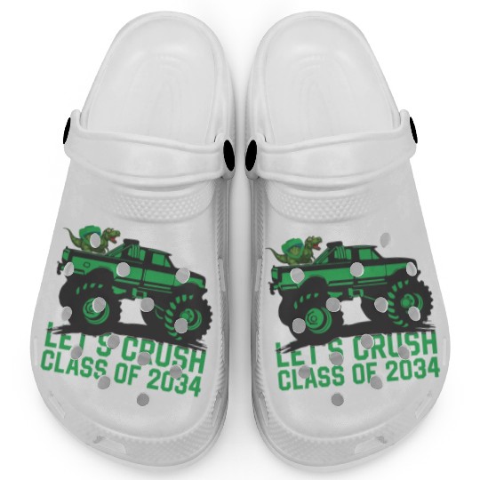 Lets crush class of 2034 dark green vehicle sketch Clogs
