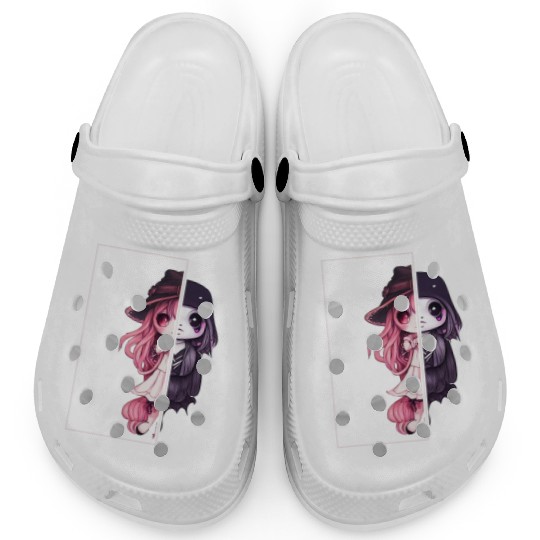 Little Witch Kawaii Chibi Pastel Goth Japanese Aes Clogs