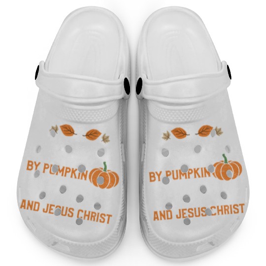 Powered By Pumpkin Spice And Jes... Clogs