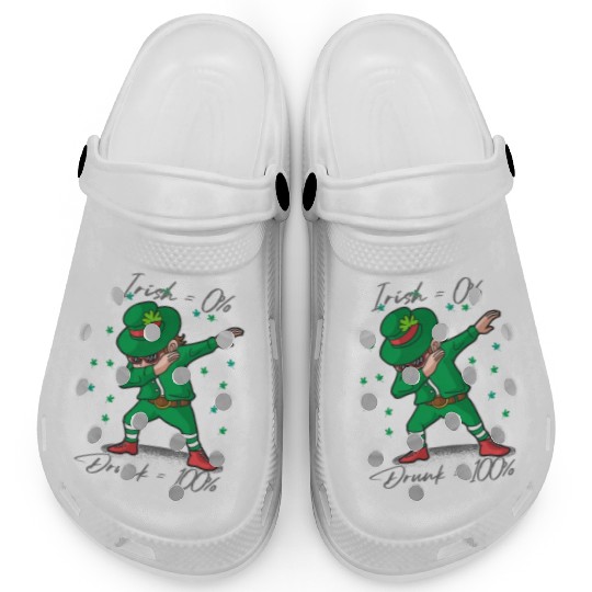 Irish 0% Drunk 100% Clogs