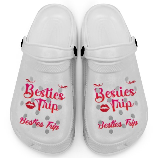 Besties Trip Friends Summer Vacation Spring Break Clogs