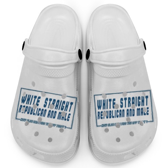 White Straight Republican and Male Clogs