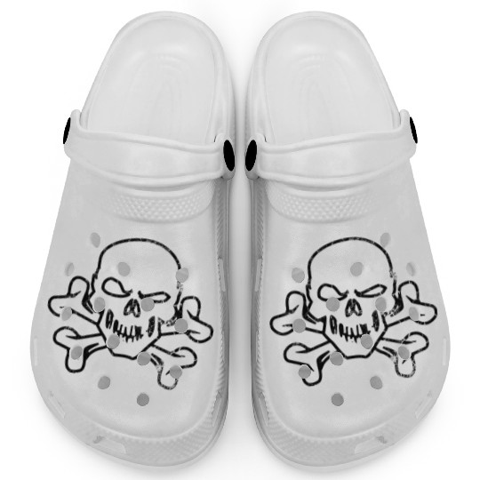 Pirate Skull And Crossbones Clogs