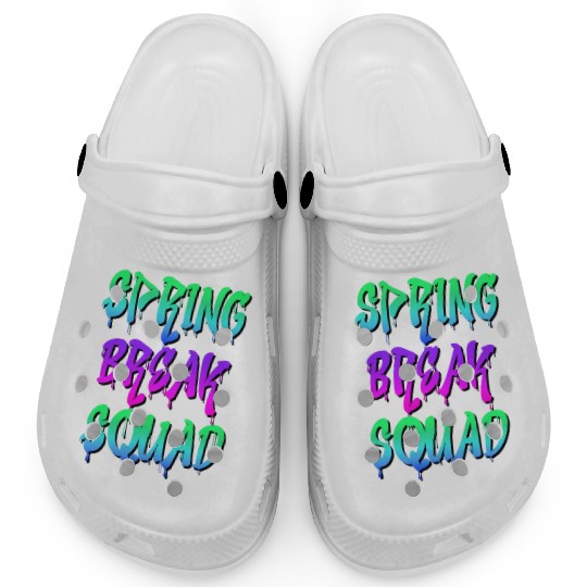 Spring Break Squad Summer Vacation Spring Break Clogs