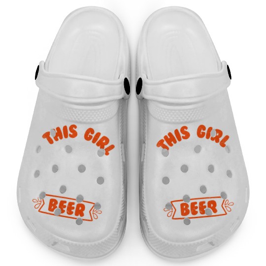 This girl needs a beer vacation Spring Break Clogs