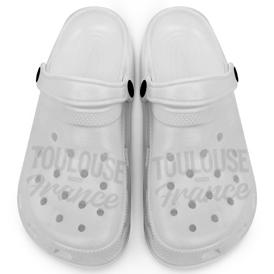 Toulouse France Retro Typeface Clogs