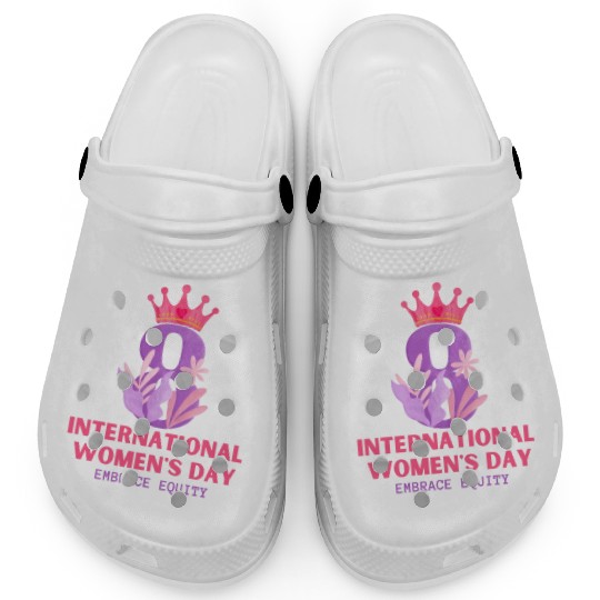 International Women's Day Embrace Equity 2023 Clogs